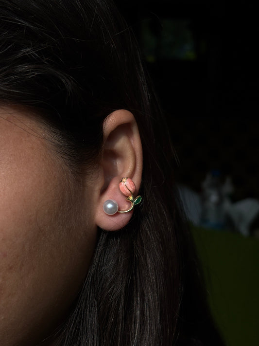 Floral Rosebud Studs/ Earring